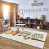 Flagship Carpets Woodland Wise Owls Classroom Area Rug for Indoor Classroom Learning or Kid Bedroom Educational Play Mat, 7'6"x12' view 2