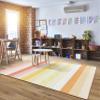 Flagship Carpets Simply Safari Sunset Stripes Classroom Area Rug for Indoor Classroom Learning or Kid Bedroom Educational Play Mat, 5'x7'6" view 2