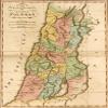 Ancient Israel and the tribes of the Hebrews by Vintage Maps - 22x28 Art Print Poster view 1