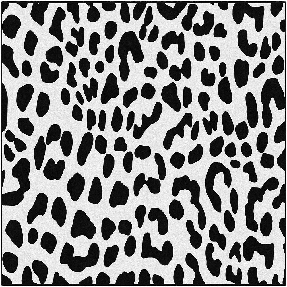 Flagship Carpets Simply Safari Leopard Classroom Area Rug for Indoor Classroom Learning or Kid Bedroom Educational Play Mat, 5'x7'6"
