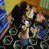 Flagship Carpets Simply Boho Abc's Criss Cross Applesauce Classroom Area Rug for Indoor Classroom Learning or Kid Bedroom Educational Play Mat, 5'x7'6", Black view 2