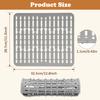 12.811.3in Silicone Sink Mat - Quick Drain Dish Drying Rack, Non-Slip Heat Resistant Protector for Kitchen & Bathroom Sink Liners (Grey) view 2