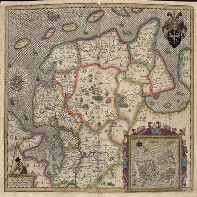 Emden by Vintage Maps - 28X22 Art Print Poster