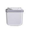 Cabilock 1pc Wall-Mounted Trash Can Garbage Bin for Kitchen Home Use Space-Saving Waste Container Oblique Mouth Design Easy to Install Narrow Spaces White view 1