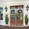 2 Set Large Fake Snake Plant 35 Inch Sansevieria Plant Artificial Snake Plants in Pots with Woven Basket Faux Mother In Law Tongue Plant - 30 Leaves Fake Laurentii for Indoor Outdoor Home Office Decor view 2