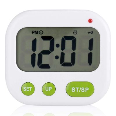 Digital Kitchen Timer, Big Digits, Loud Alarm, Magnetic Backing, Stand, for Cooking Baking Sports Games Office