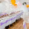 Spandex Chair Sashes Bows - Babenest 50PCS Premium Stretch Chair Cover Band with Buckle Slider Universal Elastic Chair Ties for Wedding Party Ceremony Reception Banquet Decoration (Purple) view 2