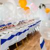 Babenest Spandex Chair Sashes Bows 50PCS Premium Stretch Chair Cover Band with Buckle Slider Universal Elastic Chair Ties for Wedding Party Ceremony Reception Banquet Decoration (Royal Bule) view 2
