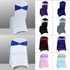 Babenest Spandex Chair Sashes Bows 50PCS Premium Stretch Chair Cover Band with Buckle Slider Universal Elastic Chair Ties for Wedding Party Ceremony Reception Banquet Decoration (Royal Bule) view 4