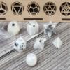 Crocon Rainbow Moonstone 7Pcs Platonic Solids Crystal Geometry Set, Platonic Solids Sacred Geometric Stones for Meditation Reiki Balancing Healing Chakra Stone Cleansing Spiritual Good Luck (15-20mm) view 3