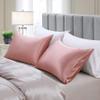 Aormenzy Champagne Satin Pillowcase for Hair, Standard Size Set of 2 view 3
