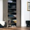 ClosetMaid SuiteSymphony Wood Corner Shelf Unit, 2 Shelves, Adjustable, Stacking, for Storage, Closet, Clothes, Shoes, Dcor, Graphite Grey view 2