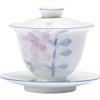 175ML Hand Painted Tea Tureen Porcelain GaiWan Tea Cup Mugs Office Decoration Tea Set view 1