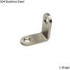 10 Pcs Enhanced Corner Brace Bracket 0.3cm Thickness Stainless Steel L Shape Angle Bracket 90 Degree with Screws for Furniture Corner Support (30x30x16mm ) ( Size : 30x30mm 3mm Thickness ) view 2