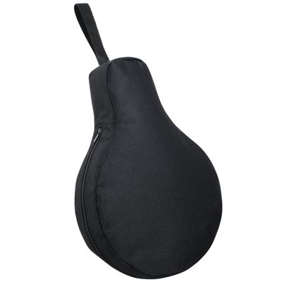Hemoton Cast Iron Skillet Bag for Camping, Water Resistant Storage Case for 8" 10" 12" Frying Pan, Thick Oxford Cookware Carrier with Hanging Loop for Camping Outdoor Picnic BBQ, Black