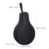 Hemoton Cast Iron Skillet Bag for Camping, Water Resistant Storage Case for 8" 10" 12" Frying Pan, Thick Oxford Cookware Carrier with Hanging Loop for Camping Outdoor Picnic BBQ, Black view 3