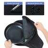 Hemoton Cast Iron Skillet Bag for Camping, Water Resistant Storage Case for 8" 10" 12" Frying Pan, Thick Oxford Cookware Carrier with Hanging Loop for Camping Outdoor Picnic BBQ, Black view 4