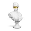 14" Classic Greek White David Man Bust Statue, Large Resin Roman Goddess Sculpture Figurine for Home Dcor (Anna Mask White) view 1