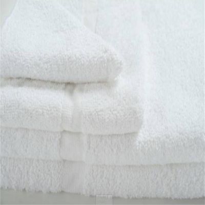 Rifz GOG163030012 GOG Collection Cotton Blend Hand Towels, White - Pack of 12