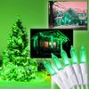 Holiday Essence - 100 LED Green Christmas Lights Set 26.9 Ft White Wire Indoor & Outdoor Holiday Dcor for Christmas Tree St. Patrick's Day Easter Traditional Decoration UL Certified view 4