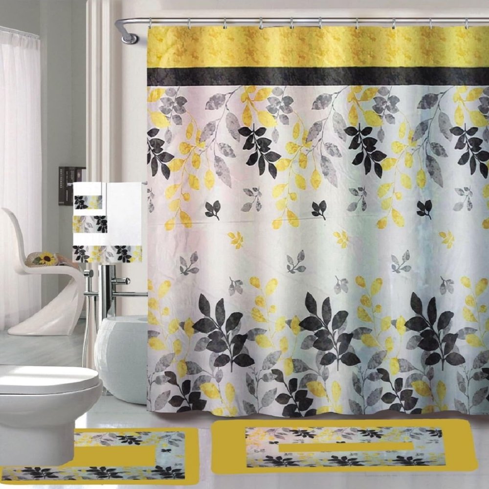 Daniel's Bath & Beyond Yellow 18PC Bath Set Junia