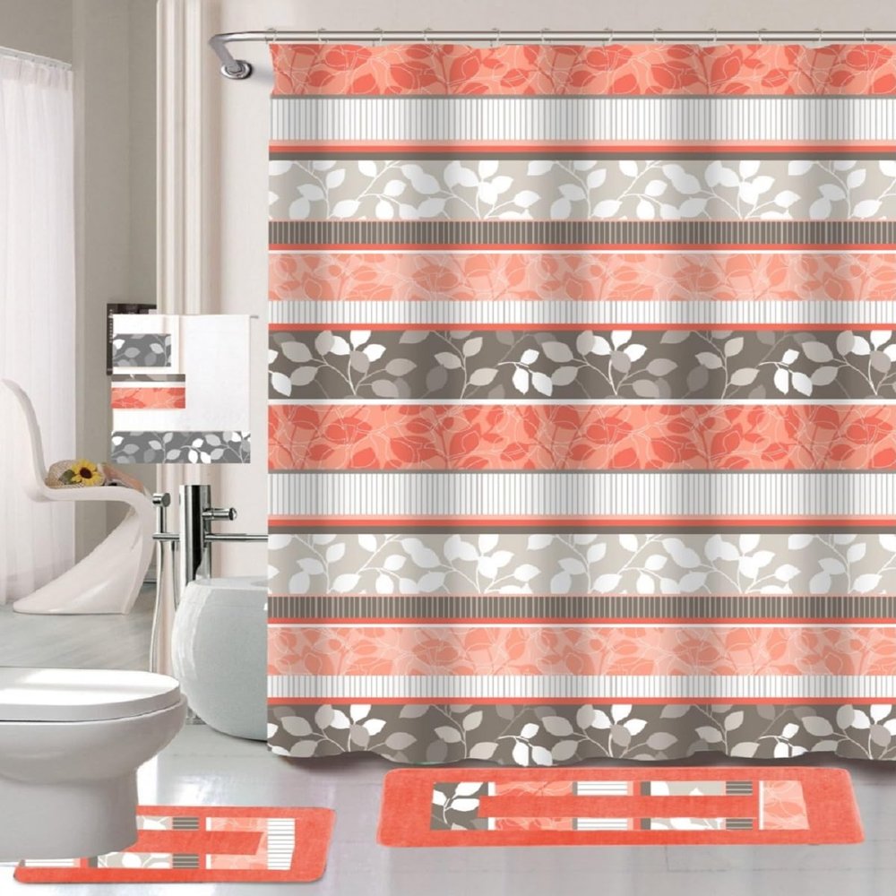 Daniel's Bath & Beyond Pink 18PC Bath Set Junia