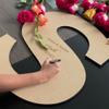 EGD Personalized Wood Letters Wedding Guest Book Alternatives | Wedding Decorations | Guest Book for Party | Unique Wedding Favors | Wedding Books for Guests to Sign view 1