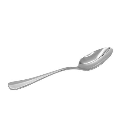 Stainless Steel Dinner Spoon - Stainless Steel Cutlery Restaurant Supplies - Bulk Spoons for Soup, Cereal, Cooking, Household, Dinner, Eating, Restaurants, Office, Home, Camping Cutlery (7 Inch) (48)