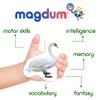 25 Fridge Magnets for Toddlers - Birds Photo Kids Magnets for Refrigerator  Real Magnetic Animals for Children  Big Realistic Magnet for Kids - Learning Toy Set - Baby Educational Gift view 4