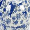 AA Importing 14.5" Ceramic Ginger Jar, Koi Pond Design view 2