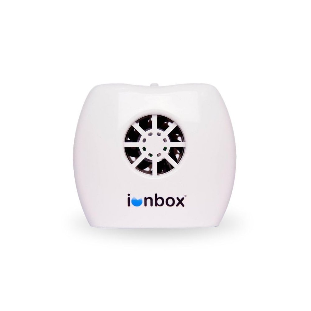 IonPacific ionbox 20m Compact Negative Ion Generator  Quiet, Filter-Free Indoor Air Support for Desk, Bedroom & Small Rooms