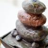 jinyi2016SHOP Desktop Fountain Tabletop Water Fountain Cascading Rock Formation Waterfall with Electric Pump Soothing Sounds for Office Home Dcor 8 Inch Relaxation Indoor Tabletop Fountain view 3