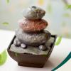 jinyi2016SHOP Desktop Fountain Tabletop Water Fountain Cascading Rock Formation Waterfall with Electric Pump Soothing Sounds for Office Home Dcor 8 Inch Relaxation Indoor Tabletop Fountain view 4