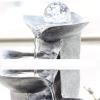 jinyi2016SHOP Desktop Fountain Tabletop Fountain Waterfall Humidifier Small Desktop Fountain for Home Office Bedroom Relaxation Yard Art Decor Relaxation Indoor Tabletop Fountain view 3