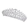 FRCOLOR Bride Headdress Crystal Crown Bridal Crown Rhinestone Girl view 2