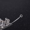 FRCOLOR Bride Headdress Crystal Crown Bridal Crown Rhinestone Girl view 3