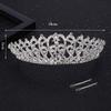 FRCOLOR Bride Headdress Crystal Crown Bridal Crown Rhinestone Girl view 4