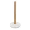 HFANFI Marble Paper Towel Holder, Champagne Bronze, Freestanding, Stainless Steel & Marble, Easy to Assemble & Clean, Sturdy & Stylish view 1