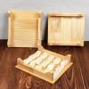 AIZYR Kitchen Dumpling Tray Holder - Wooden Refrigerator Storage Container Stackable Organizer for Save Space,30304.5cm view 3
