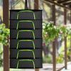 Maedack 6 Layers Herbs Drying Rack, Drying Net for Herbs, Mesh Hanging Harvest Basket Plant Dryer Net with Hooks Zipper Design view 4