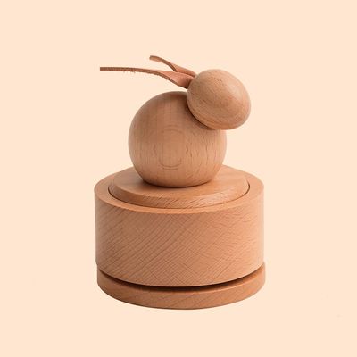 Music Box Cute Baby Elephant Musical Box Handmade Wooden Music Boxs Sky City Creative Girl Valentine's Day Birthday Gift (Size : B)
