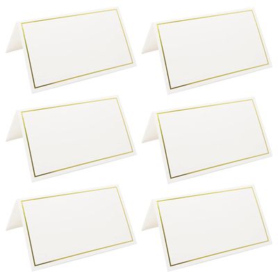 50 Pack 2 x 3.5 Inches Tent Cards