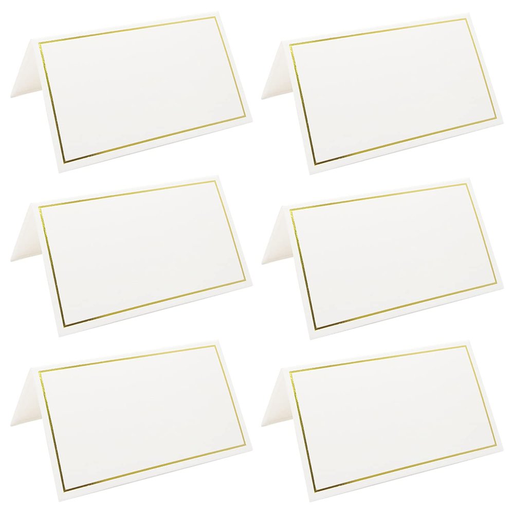 50 Pack 2 x 3.5 Inches Tent Cards