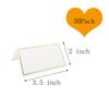 50 Pack 2 x 3.5 Inches Tent Cards view 2