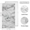 Giwawa 2pc Marble Hand Towels Absorbent Grey Granite Marbling Fingertip Towel for Bathroom Kitchen Hotel Spa Decor view 2
