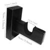 2Pieces Hockey Stick Display Wall Mount - Horizontal Wood Hanger Rack, Bracket (Black) view 2