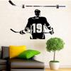 2Pieces Hockey Stick Display Wall Mount - Horizontal Wood Hanger Rack, Bracket (Black) view 4