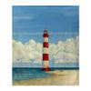 Betsy Drake Morris Island Lighthouse, SC Throw view 1