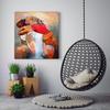 3DD My First Day in Heaven Beautiful Imagine Art Print a Woman Jumping and Hugging Jesus, Gift For Your Relatives and Friends, Wrapped Frames Canvas Picture, Size Customize view 2