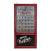 DII Christmas Advent Collection Decorative & Reusable Wooden Countdown Calendar, 30x15.37", Chalkboard view 1